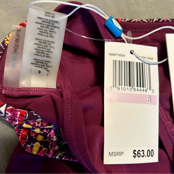 Bleu Rod Beattie 2 pc Swimsuit - Sz 6 - Picture 5 of 9